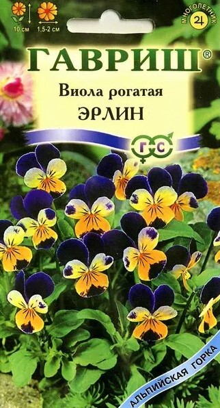 Виола рогатая Эрлин /Гавриш/ Серия Альпийская горка