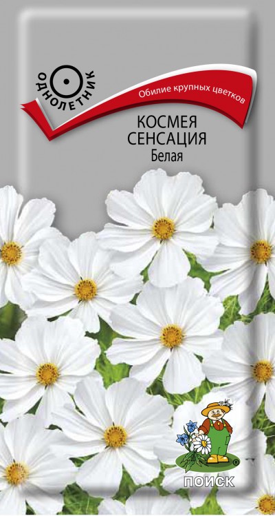 Космея Сенсация Белая (0,3 г) /Поиск/