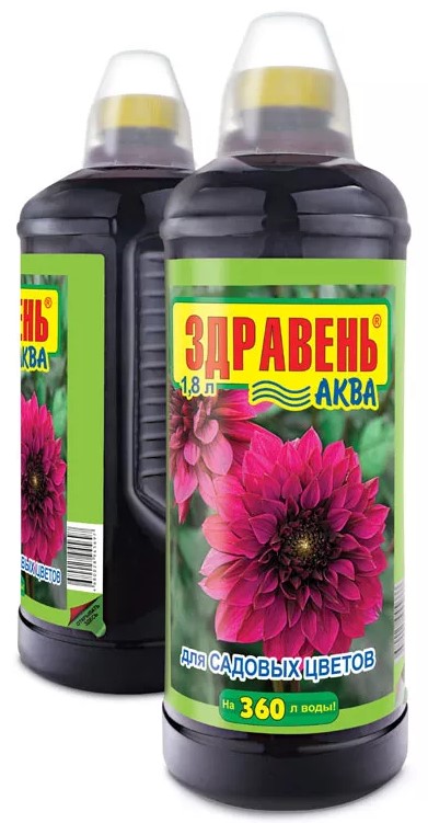 Удобрение Жидкое для садовых цветов 0,25л Здравень-Аква /Ваше хозяйство/ (24)