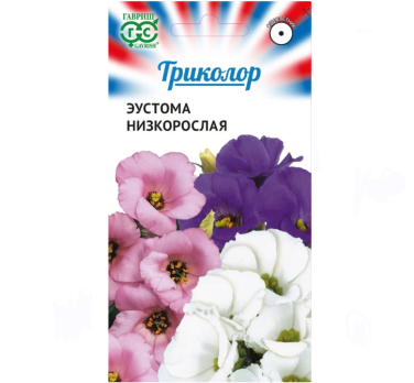 Эустома карликовая Триколор 9шт /Гавриш/