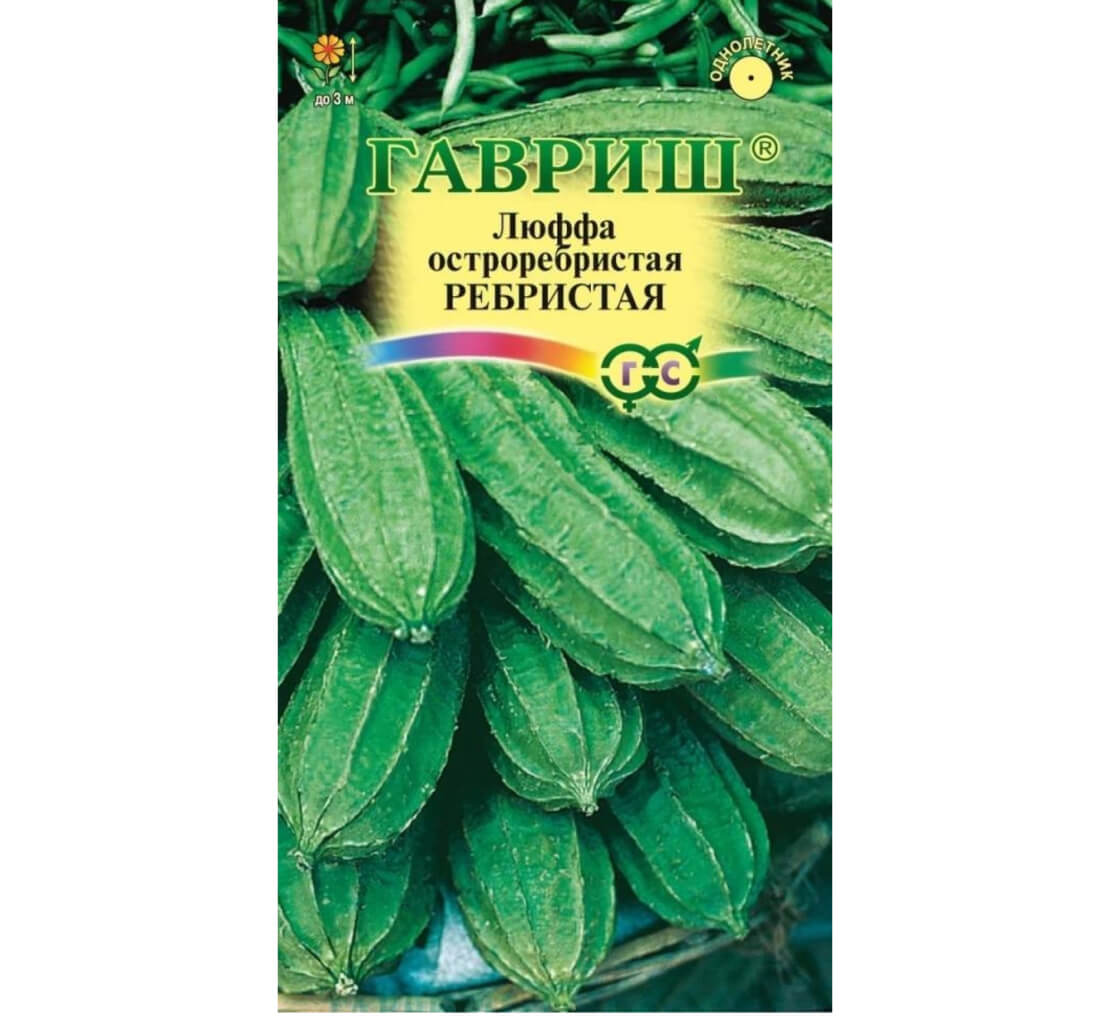 Люффа Ребристая (5шт) /Гавриш/