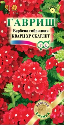 Вербена гибридная Кварц ХР Скарлет /Гавриш/