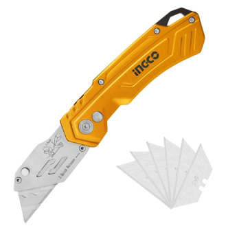Нож складной универсальный SK5 INGCO HUK6288 INDUSTRIAL