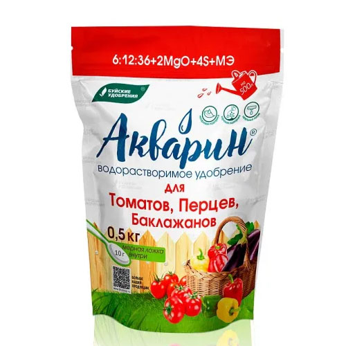 Акварин для томатов, перцев, баклажанов 0,5кг /Буйские/ (12)