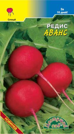Редис Аванс (0,3г) /Цветущий сад/