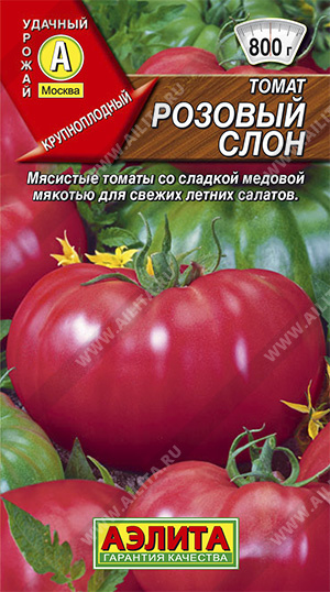 Томат Розовый слон (Китай) /Аэлита/