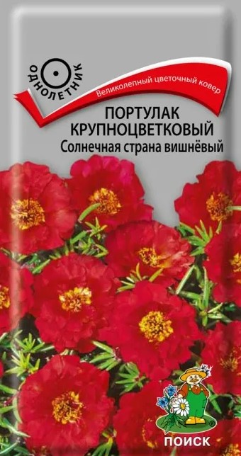 Портулак крупноцветковый Солнечная страна вишнёвый (0,1 г) /Поиск/
