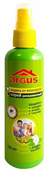 Лосьон-спрей репеллентный от комаров 50мл до 4 часов ARGUS /Аванти/