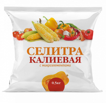 Селитра калиевая 0,5кг с микроэлементами /Новагро/ (40)