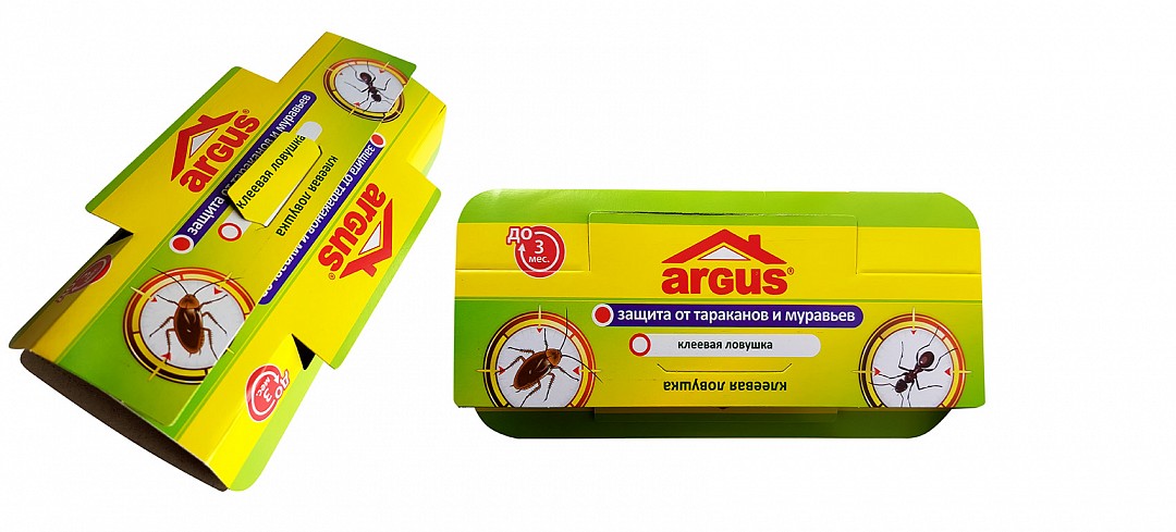 Клеевая ловушка от тараканов домик ARGUS /Аванти/