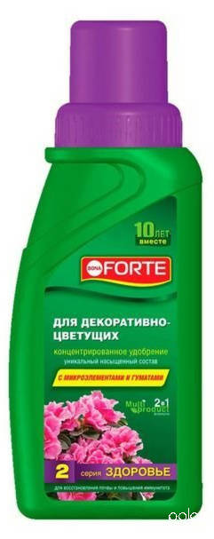 Удобрение Жидкое для декоративно-лиственных растений 285мл BonaForte Здоровье /Химик/  (20)